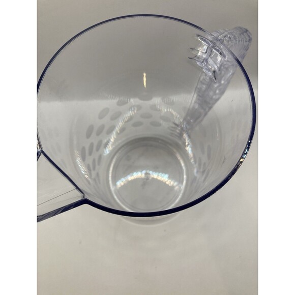 The Pampered Chef Pitcher Quick Stir 2 Quart Polka Dot Pattern # 2272 - Picture 3 of 3